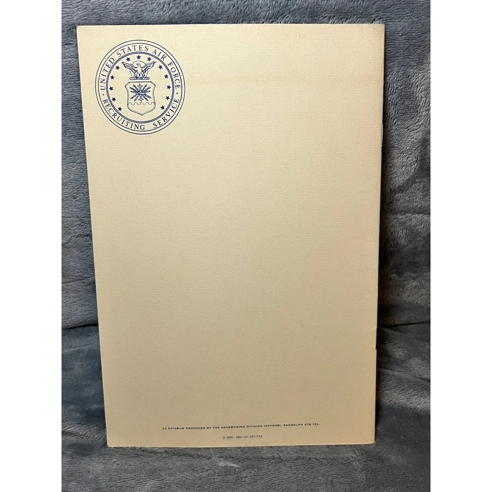 1966 USAF Recruiting Booklet Your Daughter in U.S. Air Force 9x12 Parents Guides